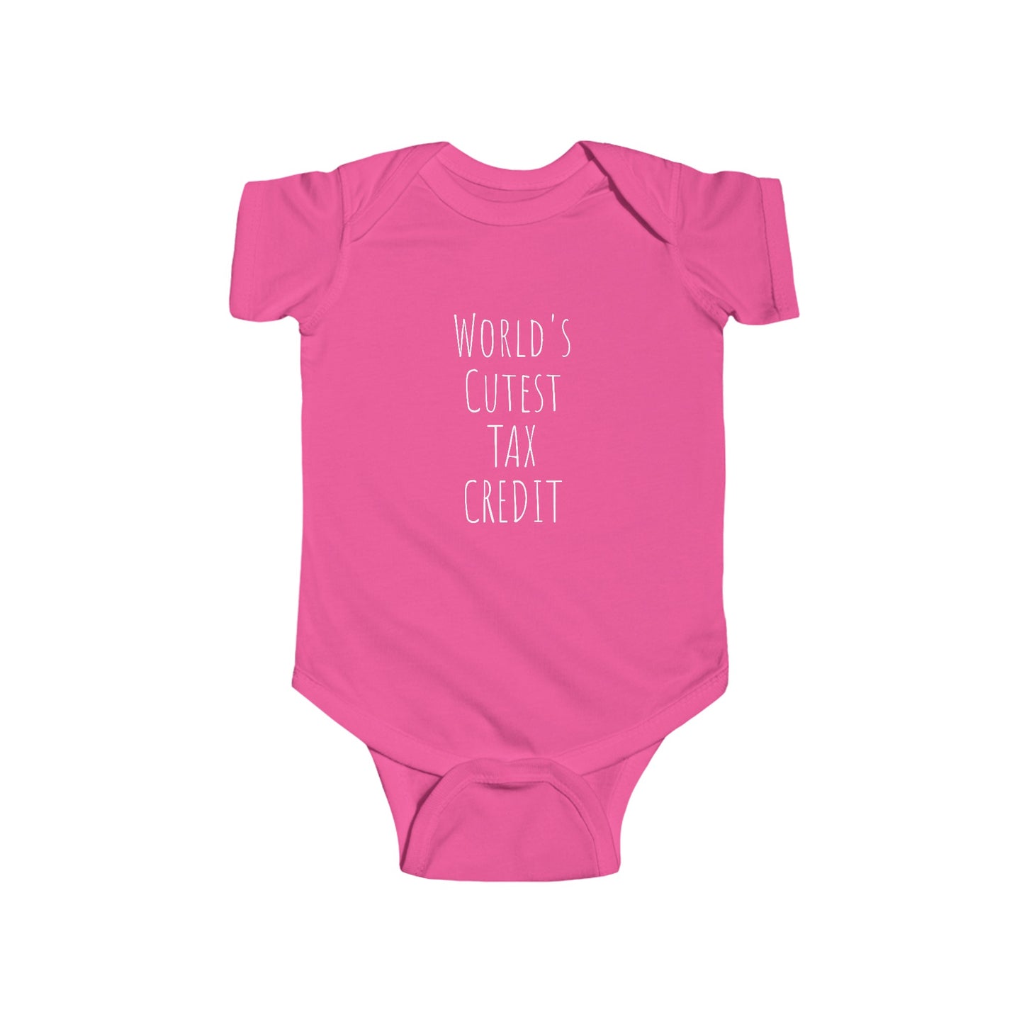 Cutest Tax Credit - Infant Fine Jersey Bodysuit