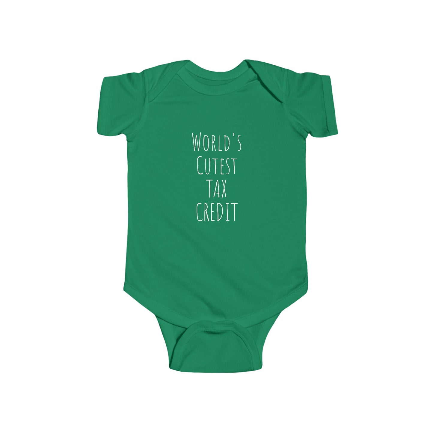 Cutest Tax Credit - Infant Fine Jersey Bodysuit
