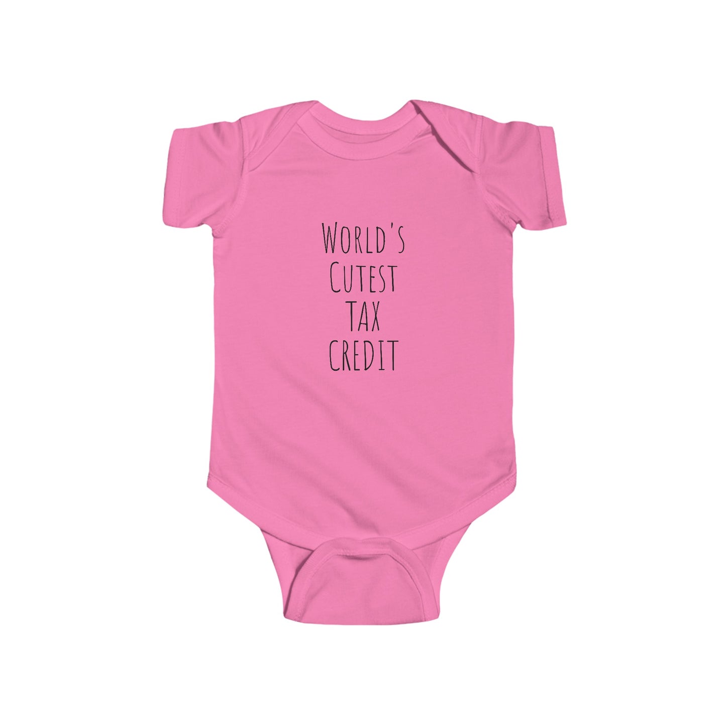 Cutest Tax Credit - Infant Fine Jersey Bodysuit