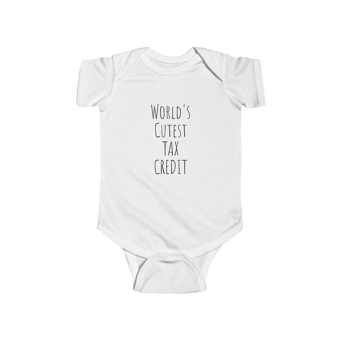 Cutest Tax Credit - Infant Fine Jersey Bodysuit