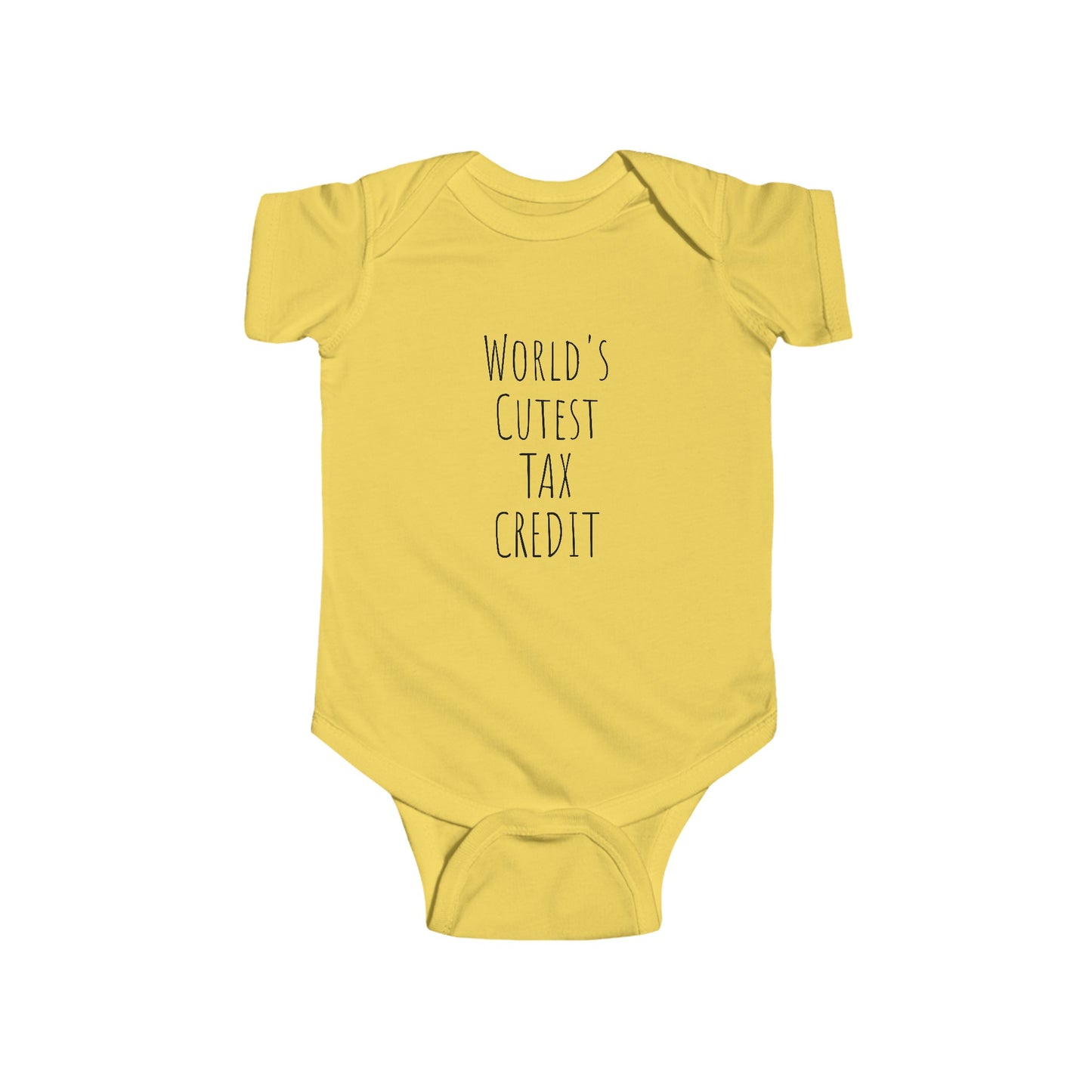 Cutest Tax Credit - Infant Fine Jersey Bodysuit